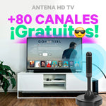 Antena ULTRA HD + 80 Canales Gratis.